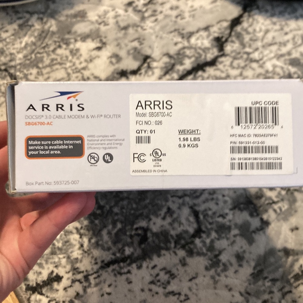 Arris Modem and Router - Picture 3 of 7